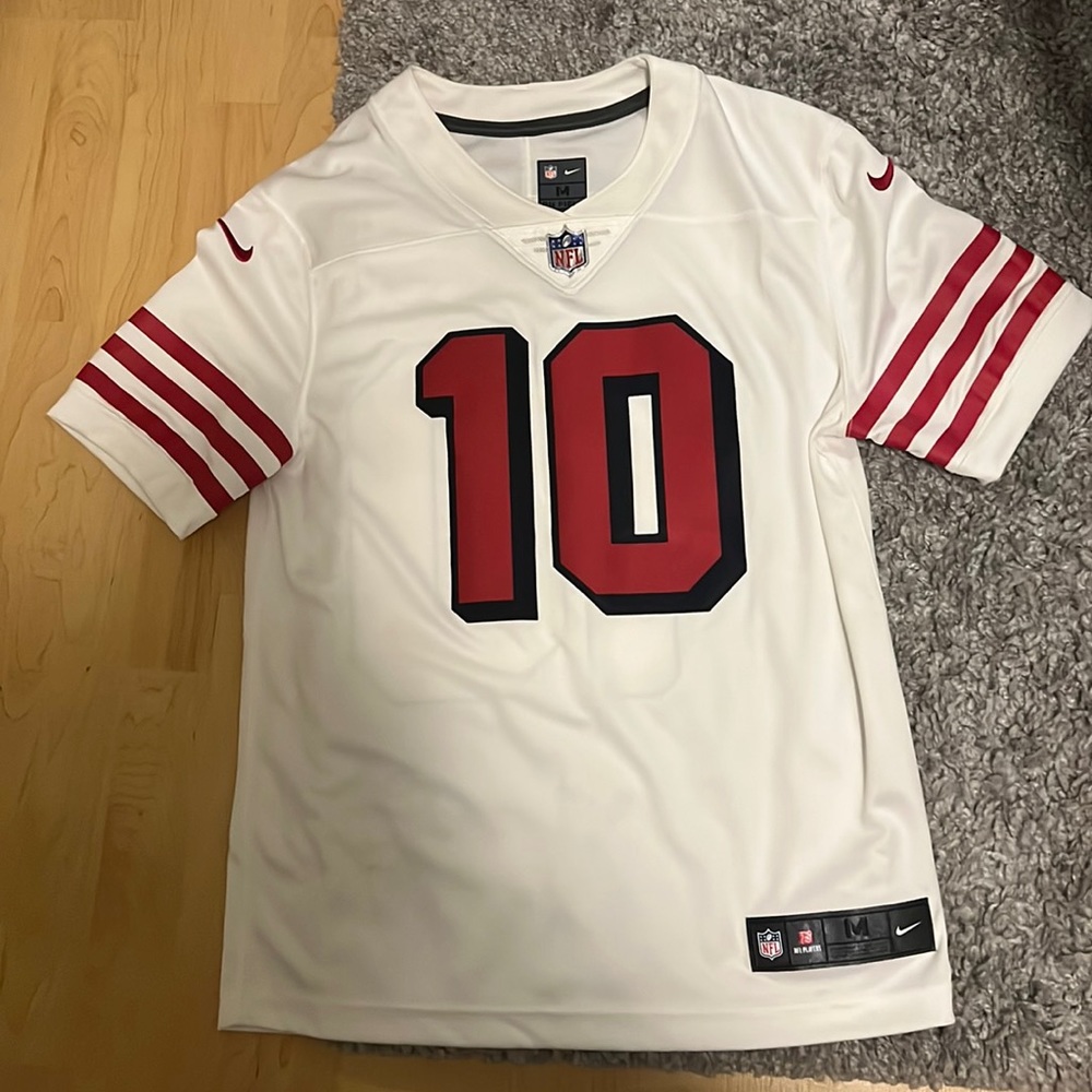 49ers Jimmy Garoppolo On Field Dri-Fit Nike NFLPA Jersey - M